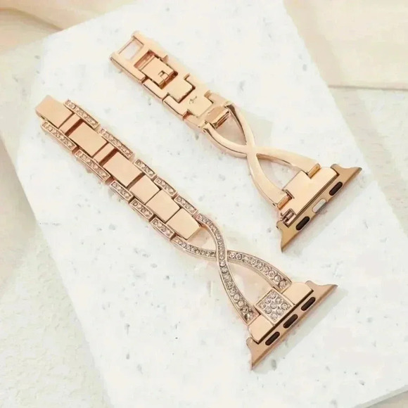 Sparkling Rhinestone Watch Band - Picture 2 of 2